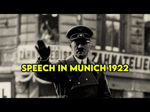 Thumbnail for Hitler Speech 1922: "The Jewish Question" (In English) by ECHOES OF HISTORY