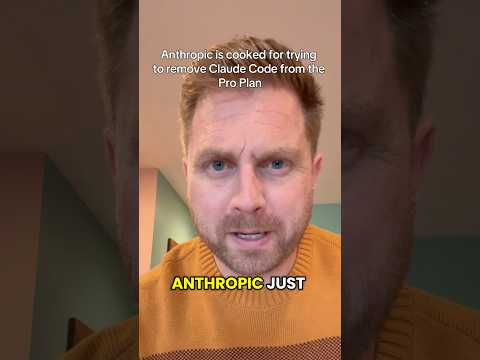 Thumbnail for Anthropic is cooked #ai by Benjamin Miller