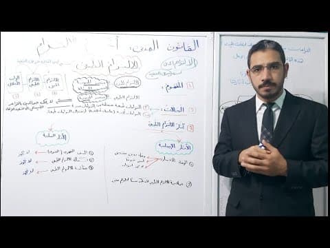 Thumbnail for أحكام الالتزام: (الالتزام الطبيعي) | مصطفى جمال زقزوق by MostafaGamalZakzouk