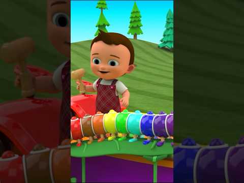 Thumbnail for #Shorts Little Baby Fun Play Learn Colors for Children with Caterpillar Balls | Colorful Slider by Super Crazy Kids