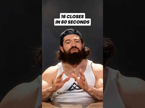 Thumbnail for 16 Sales Closes In 60 Seconds by Alex Hormozi