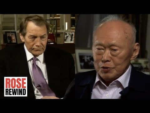 Thumbnail for Lee Kuan Yew Reflects on Building Stability in Singapore’s Diverse Society l Charlie Rose Rewind by Charlie Rose