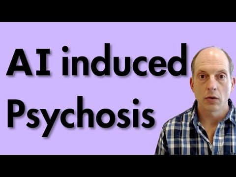 Thumbnail for AI Induced Psychosis by Dr. John Kruse