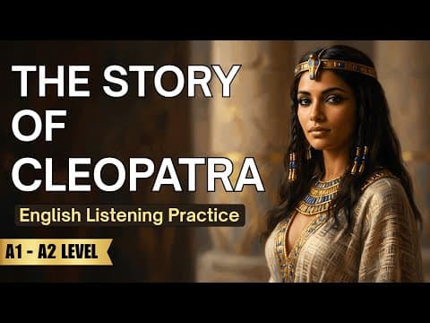 Thumbnail for The Story of Cleopatra in Simple English | English Listening Practice ✅ by Storyline English 
