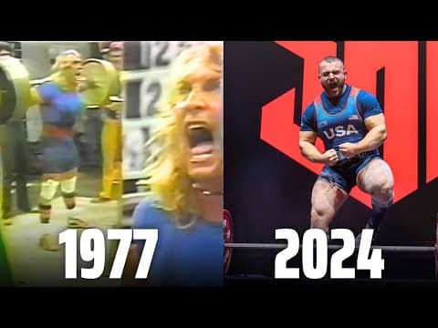 Thumbnail for EVOLUTION of POWERLIFTING History | 1977-2024 by Powerlifting World