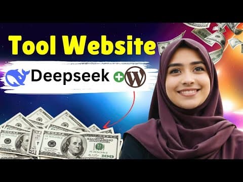 Thumbnail for How to Earn Money with Deepseek AI | Create Tool Website Using Deepseek by Amira's Mentor