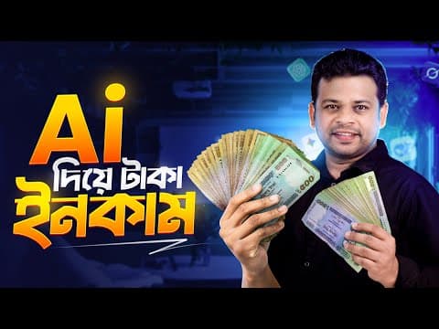 Thumbnail for Ai ব্যবহার করে টাকা ইনকাম করার পদ্ধতি | How to Earn Money with Ai by AFR Technology