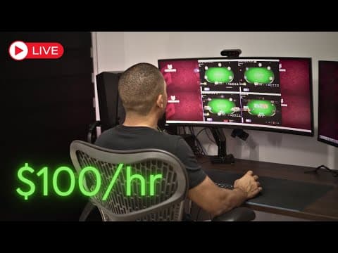 Thumbnail for Cash Games for A Living | $200-1k Live Play by Saulo Costa