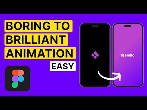 Thumbnail for How to create Splash screen animation in Figma by Ricardo Costa