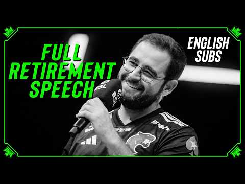Thumbnail for FalleN's FULL Retirement Speech (English Subtitles) by ESL Counter-Strike