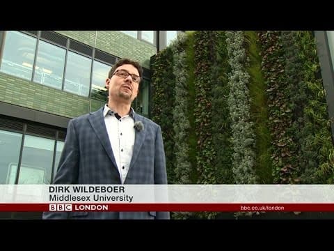Thumbnail for Can living walls reduce air pollution? BBC News investigates at Middlesex University by Middlesex University