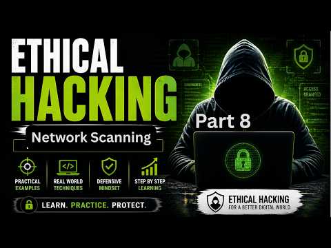 Thumbnail for CEHv13 – Scanning Network Explained | Ethical Hacking Tutorial | Module 3: Part 1 by Fresh Developer (Sapium Security)
