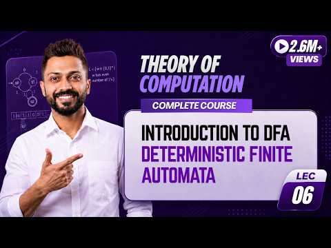 Thumbnail for Lec-6: What is DFA in TOC with examples in hindi by Gate Smashers