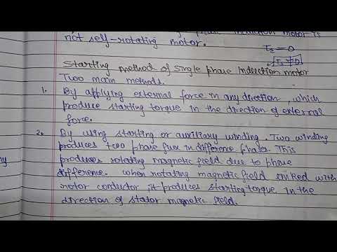 Thumbnail for Unit 4 Single Phase Induction Motor ,Working Principle ,Starting Methods by Study Circle
