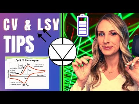 Thumbnail for Voltammetry Tips: CV and LSV + Demos! by Across the Nanoverse