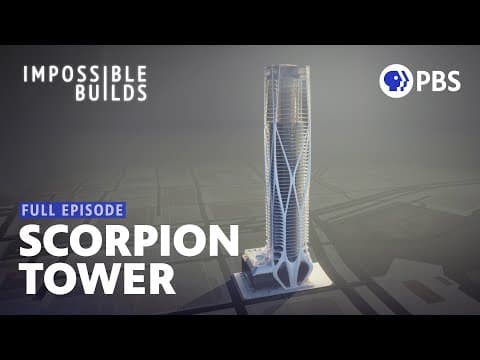 Thumbnail for Constructing The Scorpion Tower | Impossible Builds | Full Episode | PBS by PBS