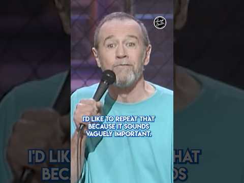 Thumbnail for What would George say 🤔 #whatamIdoinginNewJersey #georgecarlin #standupcomedy by Official George Carlin