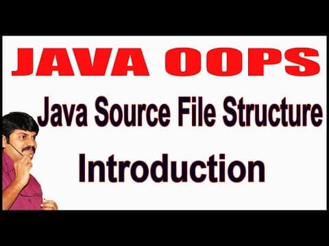 Thumbnail for Java Tutorials || Java OOPS ||Java Source File Structure Introduction || by Durga Sir by Durga Software Solutions