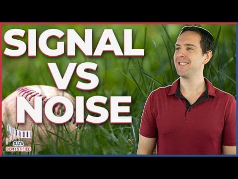 Thumbnail for Signal vs. Noise in Statistics | Are we in a record NO-HITTER Season in the MLB? by Galak Breaks It Down
