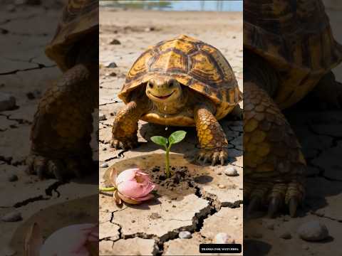 Thumbnail for The old tortoise watered the lotus seed 😭 #ai #tortoise #lotus #aistory #aivideo #popular #shorts by Ai story 3.0
