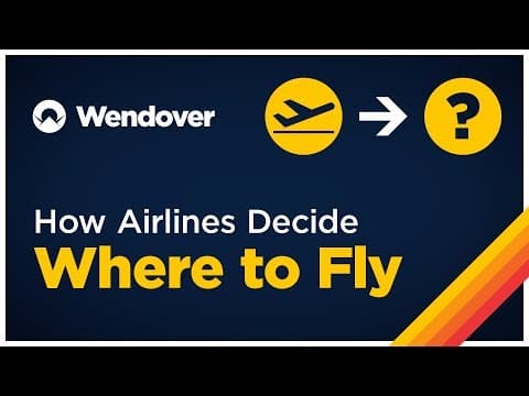 Thumbnail for How Airlines Decide Where to Fly by Wendover Productions
