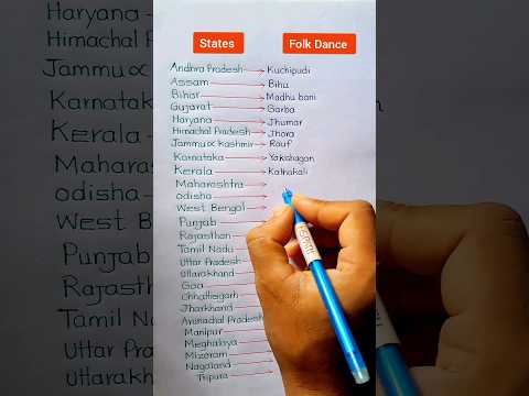 Thumbnail for States and Their Folk Dance || Indian State Folk Dance #shorts by HSPATH