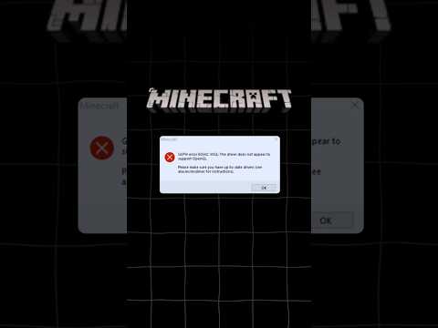 Thumbnail for Minecraft GLFW error 65542 by Silicophilic