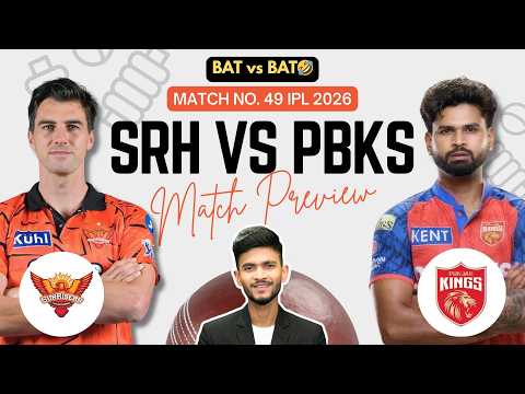 Thumbnail for SRH vs PBKS | Match Prediction | IPL 2026 | Match - 49 | SRH vs PBKS 2026 | Cricket Prediction by Anurag Dwivedi