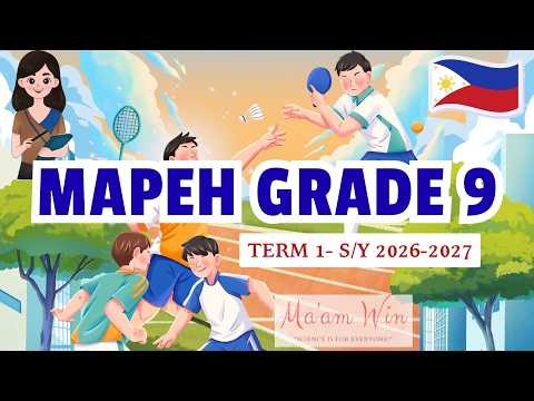 Thumbnail for Grade 9 MAPEH Term 1 SY 2026-2027 Learning Competencies for Advanced Study #deped #education #mapeh9 by Maam Win-  (Channel for HS Learners & Teachers 📚)