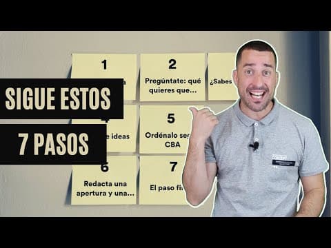 Thumbnail for ✅ Cómo REDACTAR un discurso paso a paso by Nacho Tellez