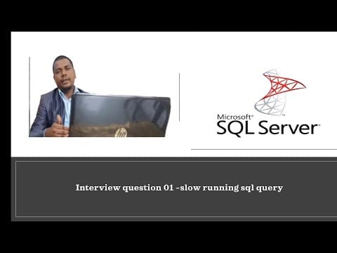 Thumbnail for Interview question 01 -slow running sql query ||sql interview questions by Sql Is Easy