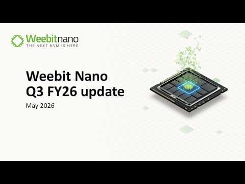 Thumbnail for Weebit Nano Q3 FY26 Update Webinar by Weebit Nano