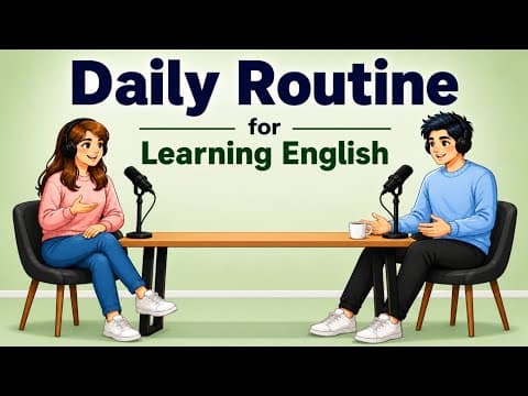Thumbnail for English Podcast | Daily Routine of Successful English Learners by Fluent English Circle