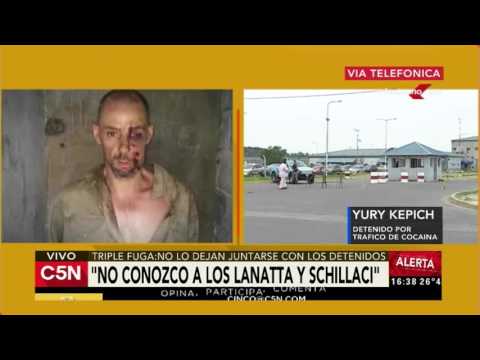 Thumbnail for C5N - Triple Fuga: entrevista a Yury Kepich, detenido en Ezeiza por tráfico de cocaína by C5N