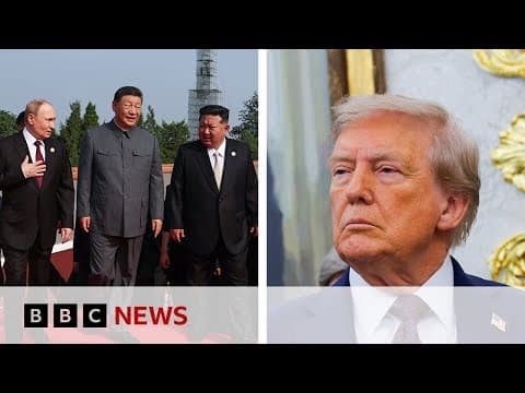 Thumbnail for Donald Trump says China, North Korea and Russia ‘conspiring against’ US | BBC News by BBC News