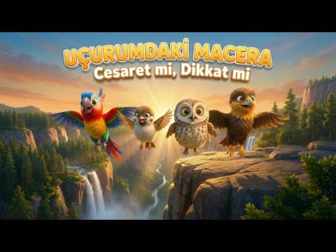 Thumbnail for 🦜 Uçurumdaki Macera | Cesaret mi, Dikkat mi? by Sesli Çocuk Masalları