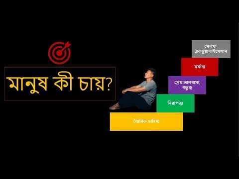 Thumbnail for মানুষ কী চায় । Human Needs । #4 by Ahsan Aziz Sarkar