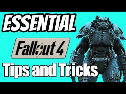 Thumbnail for 10 ESSENTIAL Tips and Tricks for New FALLOUT 4 Players by The Efficient Gamer