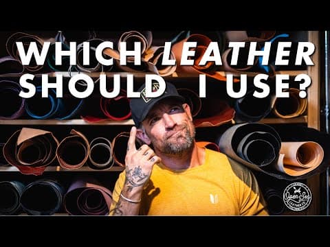 Thumbnail for How to choose leather for your next project: Intro to Leather Craft by Open Sea Leather Co. 