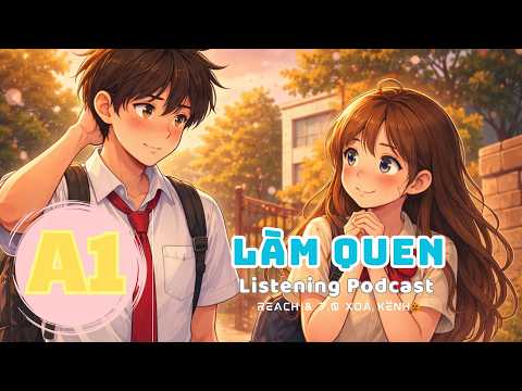 Thumbnail for 🎧 Luyện Nghe Tiếng Anh Level A1 - LÀM QUEN -  | Listening English Podcast |🎯 by REACH 🎃
