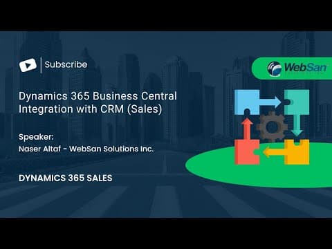 Thumbnail for Dynamics 365 Business Central Integration with CRM (Sales) by Rand Group
