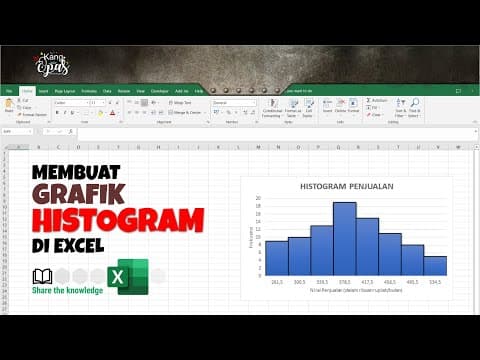 Thumbnail for Membuat Grafik Histogram di Excel by Kang Opas