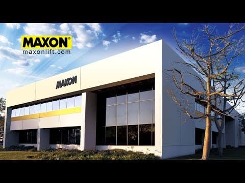Thumbnail for The Maxon Story by MAXON LIFT CORP.