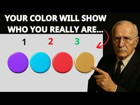 Thumbnail for The color you choose will reveal who you are – carl jung's psychological test by Soul Mirror