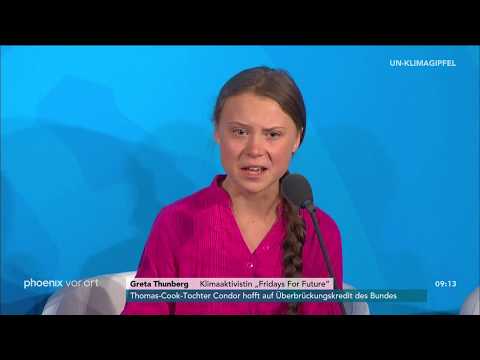 Thumbnail for UN-Klimagipfel: Rede von Greta Thunberg am 23.09.19 by phoenix