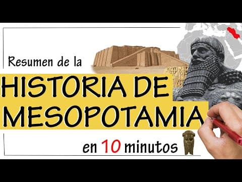 Thumbnail for Historia de MESOPOTAMIA | SUMERIA, ACADIOS, BABILONIA - Resumen by Cuaderno de Historia