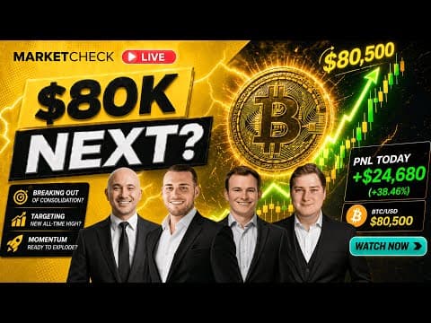 Thumbnail for Is The $80,000 Bitcoin Test Next? | Market Check by Because Bitcoin