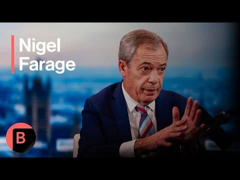 Thumbnail for The Nigel Farage Interview: UK Reform Leader Talks Trump, Trade and UK Economy by Bloomberg Podcasts