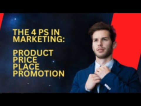 Thumbnail for The 4 Ps in Marketing: Product,Price,Place & Promotion | Nillas Lyn by Digi_cation 