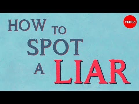 Thumbnail for The language of lying — Noah Zandan by TED-Ed